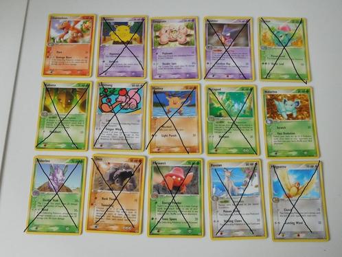 ex firered & leafgreen, 37 common + uncommon pokemon kaarten, Hobby en Vrije tijd, Verzamelkaartspellen | Pokémon, Meerdere kaarten