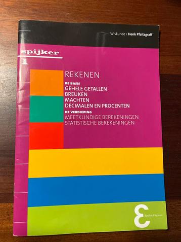 Spijker Rekenen 1 - Henk Pfaltzgraff beschikbaar voor biedingen