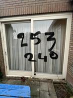 Gevraagd schuifpui bxh 253 x 240 cm of ongeveer, Ophalen, 225 cm of meer, Zo goed als nieuw, Schuifpui