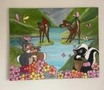 Hele mooie Bambi Canvas, Ophalen of Verzenden, Zo goed als nieuw, Wanddecoratie