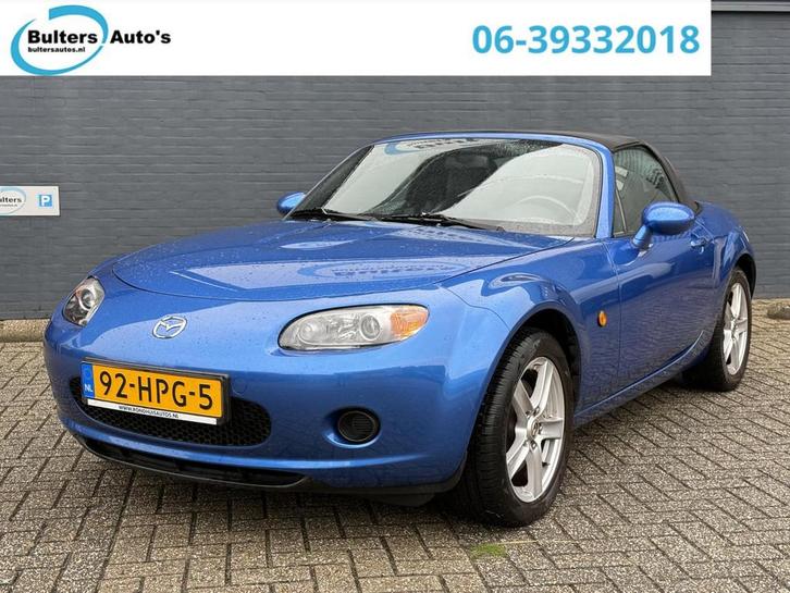 Mazda MX-5 1.8 Exclusive LEDER | AIRCO, Auto's, Mazda, Bedrijf, Te koop, MX-5, ABS, Airbags, Alarm, Centrale vergrendeling, Elektrische buitenspiegels