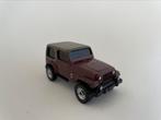 model Jeep Wrangler Sahara, bordeaux rood, Maïsto 1/50, Ophalen of Verzenden, Gebruikt, Auto