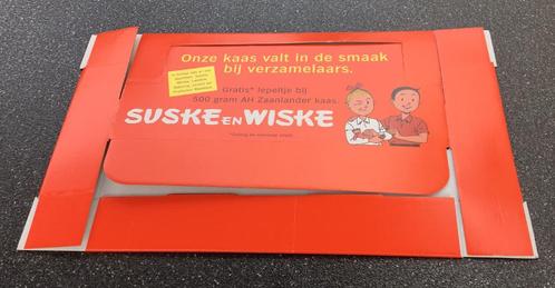 Suske en Wiske kartonnen AH display (4) - lepeltjes bij kaas, Verzamelen, Stripfiguren, Zo goed als nieuw, Suske en Wiske, Ophalen