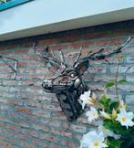 Metalen Hert Hoofd Wanddecoratie, Ophalen of Verzenden