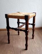 Vintage antieke krukje, oud hollands tabouret, Ophalen of Verzenden