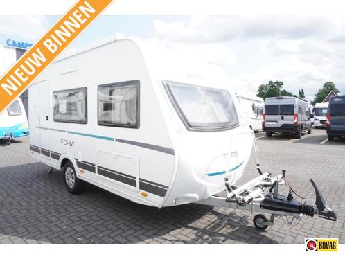 Dethleffs C'Joy 420 QSH Dakluifel/Voortent/Fietsd, Caravans en Kamperen, Caravans, Bedrijf, tot en met 3, 750 - 1000 kg, Treinzit