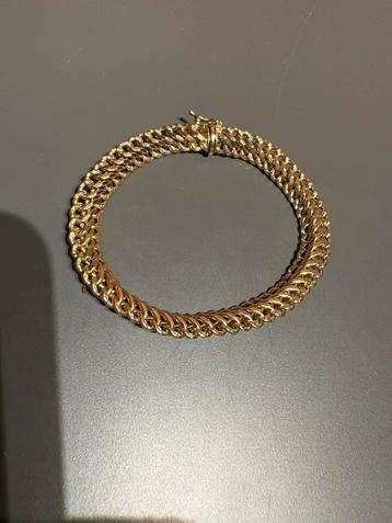 14-karaats gouden armband (585) – 7,53 gram, goud, keurmerk beschikbaar voor biedingen