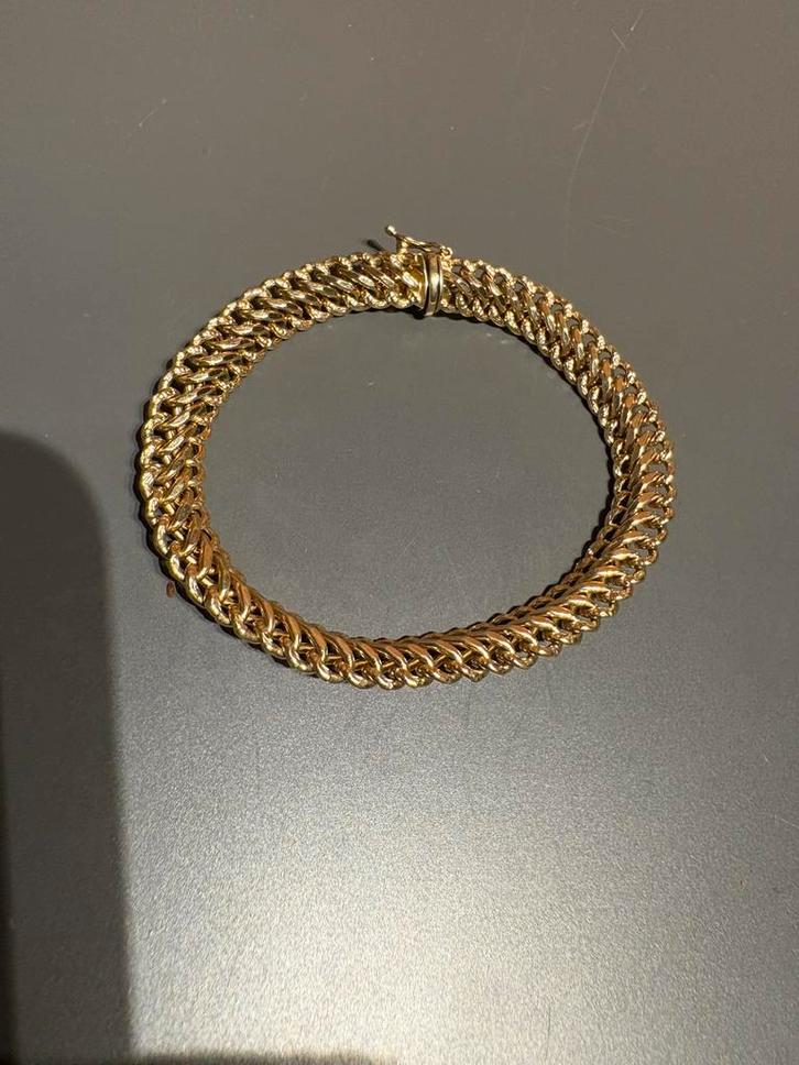 14-karaats gouden armband (585) – 7,53 gram, goud, keurmerk, Sieraden, Tassen en Uiterlijk, Armbanden, Goud, Verzenden