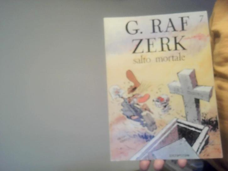 g. raf zerk nr 7 salto mortale dupuis uit 1990, Boeken, Stripboeken, Zo goed als nieuw, Eén stripboek, Ophalen of Verzenden