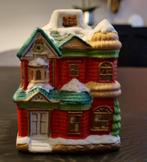 Kersthuisje waxinelichthouder, Ophalen of Verzenden, Nieuw