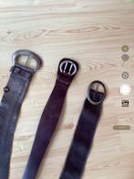 Brede damesriemen bruin leer, Kleding | Dames, Riemen en Ceinturen, 80 tot 90 cm, Echt leder, Tailleriem, Ophalen of Verzenden