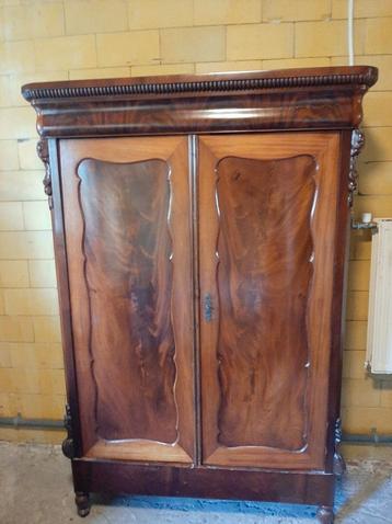 Biedermeier kast klerenkast garderobekast  beschikbaar voor biedingen