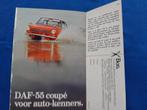 Daf 55 Coupé voor autokenners, DP789 , originele advertentie, Ophalen of Verzenden, Zo goed als nieuw, Auto's