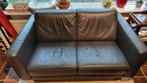 Donkerblauwe tweezitsbank Lecco, Huis en Inrichting, Banken | Bankstellen, Ophalen, Gebruikt, 150 tot 200 cm, Tweepersoons