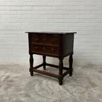 Antieke engelse tafel met laden ladenkast, Ophalen