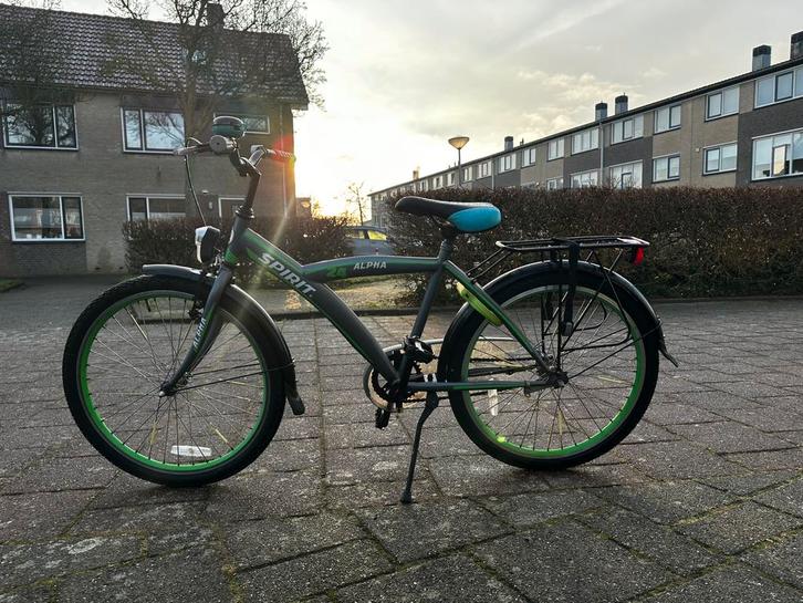 Jongensfiets spirit alpha, Fietsen en Brommers, Fietsen | Jongens, Gebruikt, 24 inch, Handrem, Ophalen