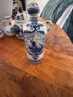 Unieke delfst blauwe flesje, Antiek en Kunst, Ophalen of Verzenden