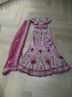 Lehenga pink, Kleding | Dames, Galajurk, Ophalen of Verzenden, Zo goed als nieuw, Roze