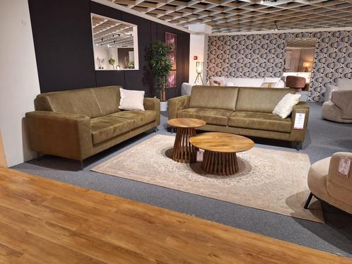 3 + 2,5 zits Pluto SALE, Huis en Inrichting, Banken | Complete zithoeken, Zo goed als nieuw, Leer, Stof, Verzenden