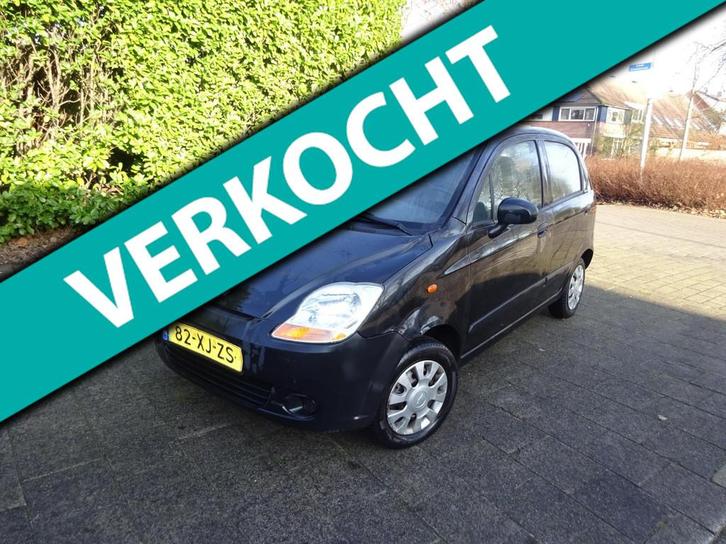 Chevrolet Matiz 0.8 PureMET JAAR APK, Auto's, Chevrolet, Bedrijf, Te koop, Matiz, ABS, Airbags, Startonderbreker, Benzine, Euro 4