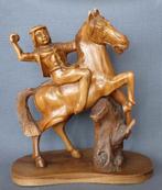 Vintage ca. 1950's Oosterse handgesneden houten sculptuur, Antiek en Kunst, Kunst | Beelden en Houtsnijwerken, Ophalen of Verzenden