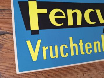 Origineel Fency Zeefdruk Reclame Affiche nr: 015 beschikbaar voor biedingen