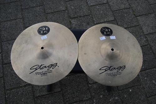 Stagg SH medium regular hihats 1075/1277 gr. 14 inch, Muziek en Instrumenten, Instrumenten | Onderdelen, Gebruikt, Drums of Percussie