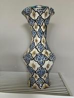 Keramische handgeschilderde Safi vaas 30 cm, Overige kleuren, Aardewerk of Porselein, Ophalen of Verzenden, Zo goed als nieuw