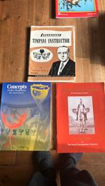 Heel veel slagwerkboeken en methodes drumstel en kleine trom, Muziek en Instrumenten, Ophalen of Verzenden, Zo goed als nieuw