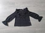 Mooie zwarte blouse van loavies maat xs., Maat 34 (XS) of kleiner, Ophalen of Verzenden, Zo goed als nieuw, Loavies