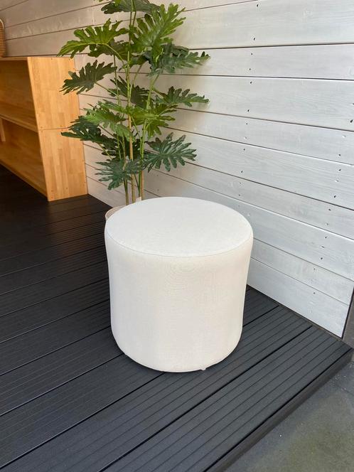 Poef outdoor all wheater gebroken wit, Tuin en Terras, Tuinmeubel-accessoires, Ophalen