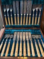 Antiek Bestekset in Houten Kist, Mappin en Webb, Ophalen of Verzenden