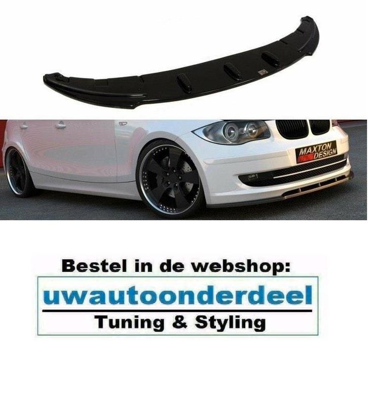 Maxton Design Spoiler Splitter Lip Voor Bmw 1 serie E87, Auto diversen, Tuning en Styling, Ophalen of Verzenden