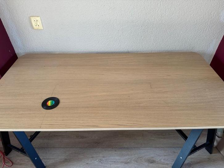 ikea bekant table top, Huis en Inrichting, Tafels | Eettafels, Gebruikt, 150 tot 200 cm, 50 tot 100 cm, Rechthoekig, Eikenhout