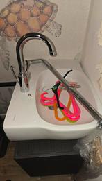 Sphinx Wastafel met Grohe Wastafelkraan, Ophalen, Gebruikt, 50 tot 100 cm, Minder dan 100 cm