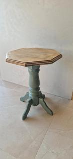 Hip bijzettafeltje of plantentafeltje olijfgroen, 45 tot 60 cm, Minder dan 55 cm, Rond, Ophalen of Verzenden