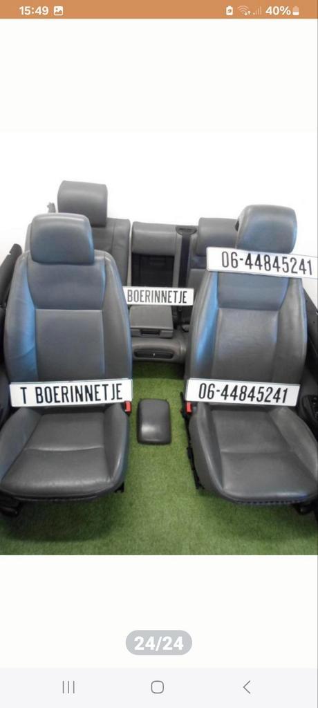 Saab 9.3 leer interieur voor de sedan uitvoering, Auto-onderdelen, Interieur en Bekleding, Ophalen