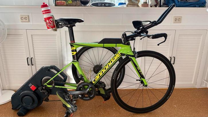Cannondale Slice Triatlonfiets - Ultegra DI2 - Zipp Vuuka, Fietsen en Brommers, Fietsen | Racefietsen, Zo goed als nieuw, Heren