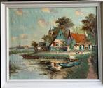 Boerderij aan een vaart, Antiek en Kunst, Ophalen of Verzenden