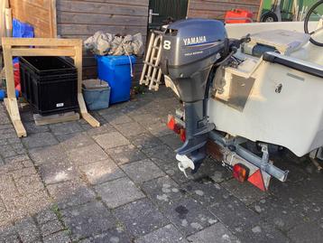 Yamaha 8 pk voor afstandsbediening + nog een Evinrude 4 pk beschikbaar voor biedingen