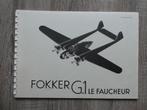 Fokker G1  brochure, Verzamelen, Ophalen of Verzenden, Luchtmacht, Nederland, Boek of Tijdschrift