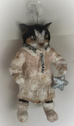 Spun cotton katje kerst feathertree kerstbal kerstboom, Ophalen of Verzenden