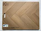 Visgraat Pvc click Natural Oak met integreerde ondervloer, Nieuw, Ophalen of Verzenden, 25 tot 50 m², Bruin