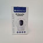 Protectly IP Beveiligingscamera Binnen | Wifi | 2K | Wit, Ophalen of Verzenden, Nieuw, Detector, Sensor of Melder, Rook