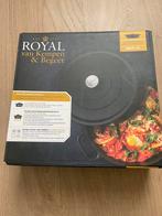 Nieuw: lage braadpan van Royal van Kempen & begeer, Ophalen of Verzenden, Zo goed als nieuw, Gietijzer, Koekenpan of Braadpan