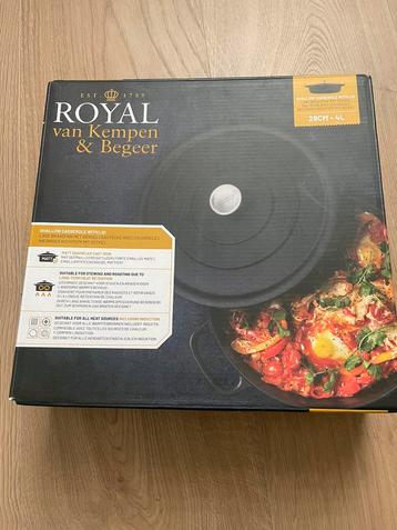 Nieuw: lage braadpan van Royal van Kempen & begeer beschikbaar voor biedingen