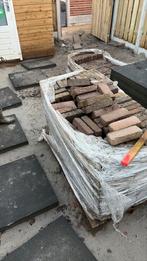 GRATIS: Gemeleerde klinkers - ongeveer 6m2, Tuin en Terras, Tegels en Klinkers, Ophalen, Zo goed als nieuw, Beton, Klinkers