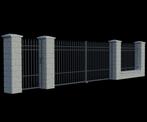 Klassieke zwarte looppoort met speerpunten 100x160, Tuin en Terras, Tuinpoorten, Nieuw, Ophalen of Verzenden, Looppoort, 150 tot 200 cm