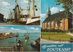 ZOUTKAMP Haven Sluis Kerk Groeten, Verzenden, 1980 tot heden, Ongelopen, Groningen