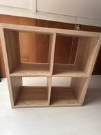 Kallax - wit geglazuurd eikeneffect -  77x77 cm, Ophalen, Gebruikt, Minder dan 150 cm, Minder dan 100 cm